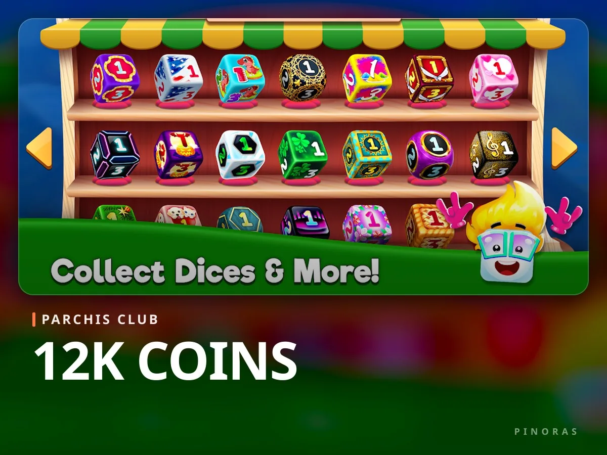 Parchis Club 12K Coins - Pinoras