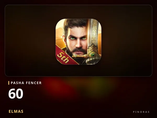 Pasha Fencer 60 Elmas