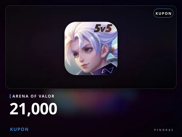 Arena of Valor 21000 Kupon