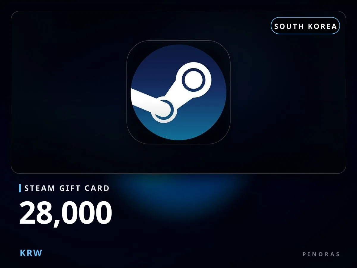 Steam Gift Card 28000 KRW - Pinoras