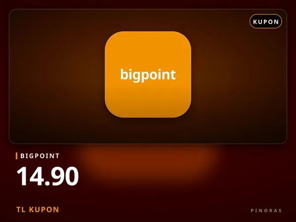 Bigpoint 14.90 TL Kupon