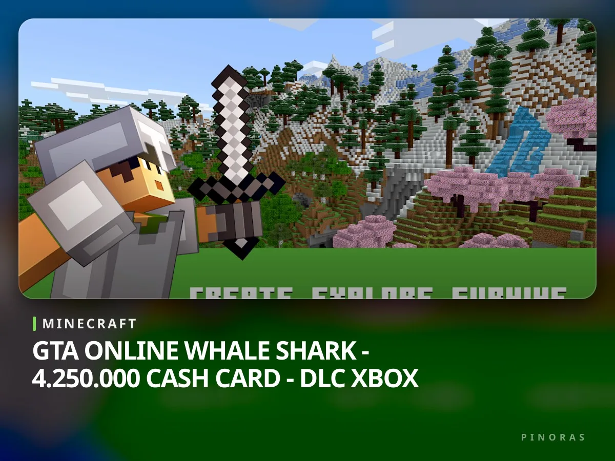 GTA Online Whale Shark - 4.250.000 Cash Card - DLC Xbox - Pinoras