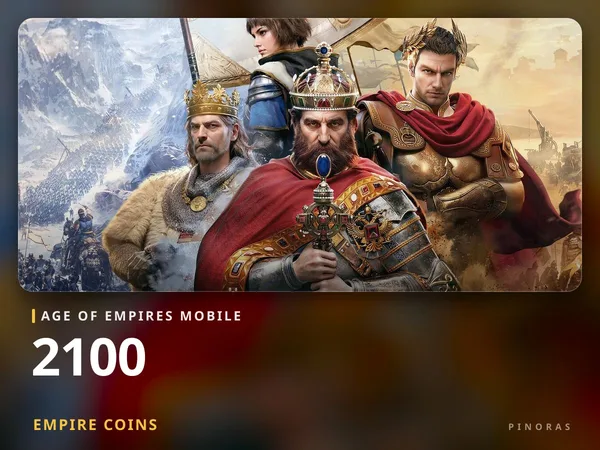 Age of Empires Mobile 2100 Empire Coins