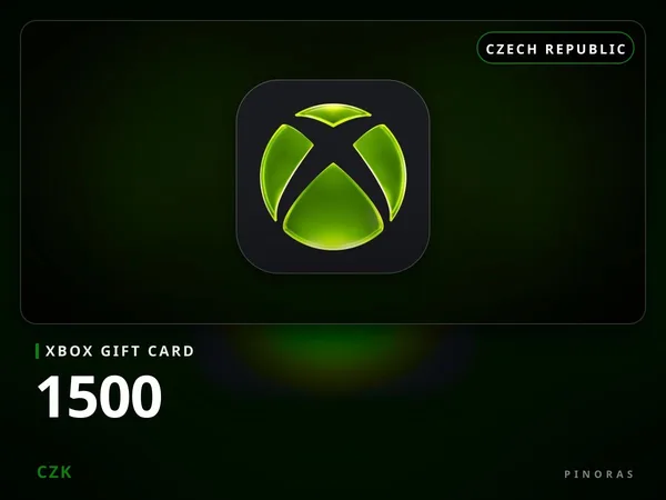 Xbox Gift Card CZ - 1500 CZK