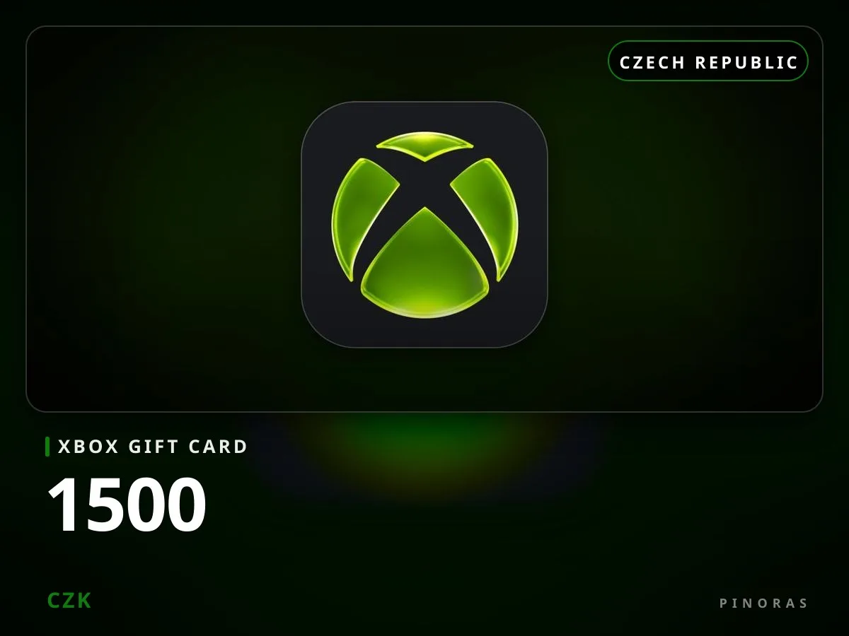 Xbox Gift Card CZ - 1500 CZK - Pinoras