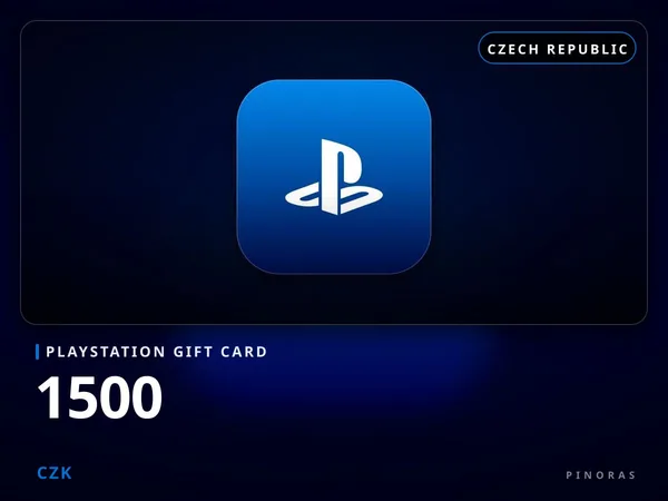 Playstation Gift Card Czech Republic - 1500 CZK