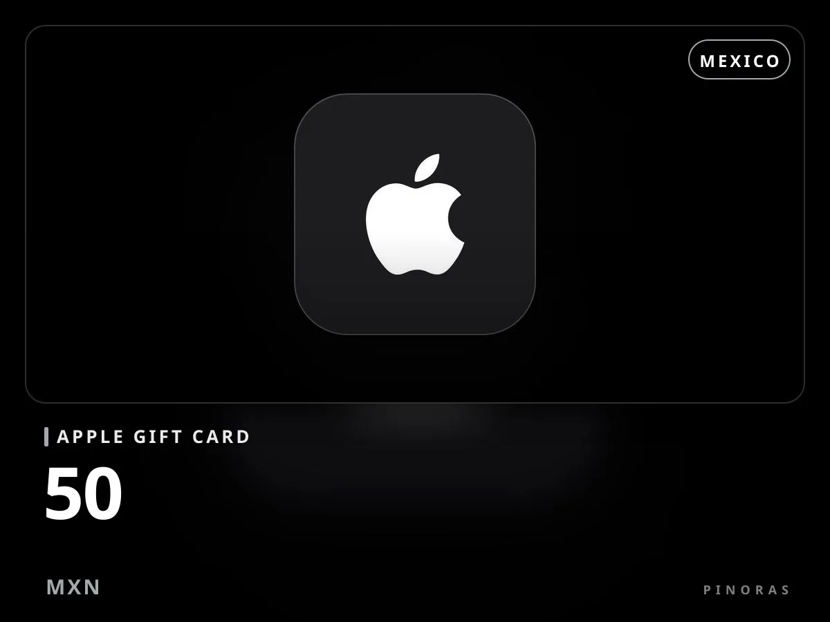 Apple Gift Card Mexico - 50 MXN - Pinoras