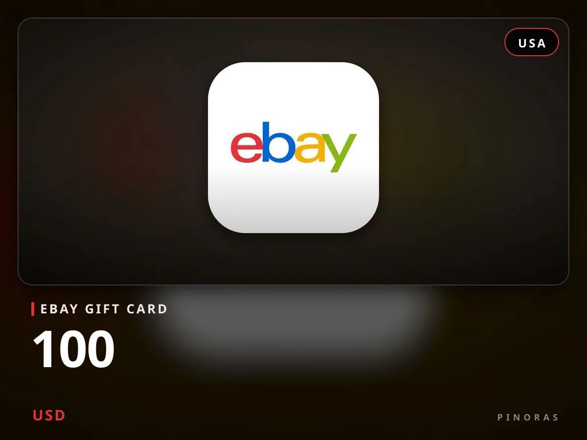 eBay Gift Card 100 USD - Pinoras
