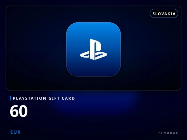 Playstation Gift Card Slovakia - 60 EUR