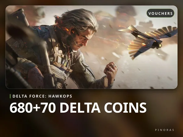 Delta Force: HawkOps Voucher - 680+70 Delta Coins