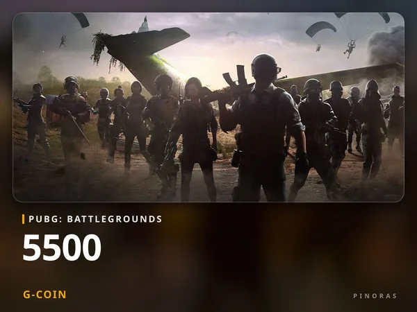 PUBG: Battlegrounds 5500 G-Coin