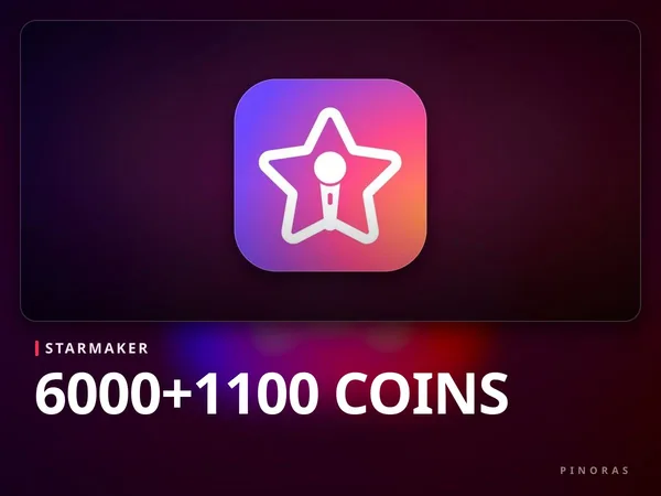 StarMaker - 6000+1100 Coins