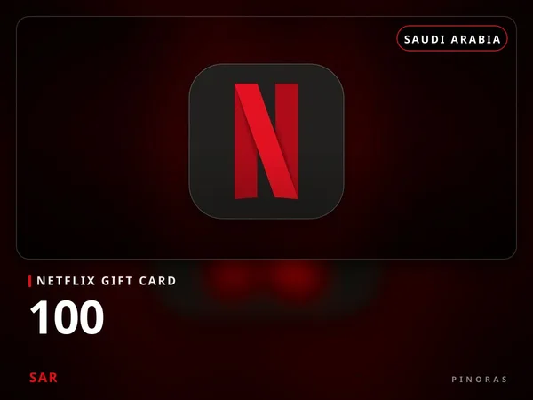 Netflix Gift Card SA - 100 SAR