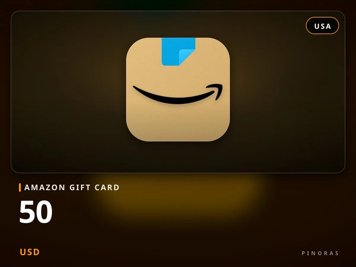 Amazon Gift Card USA - 50 USD - Pinoras