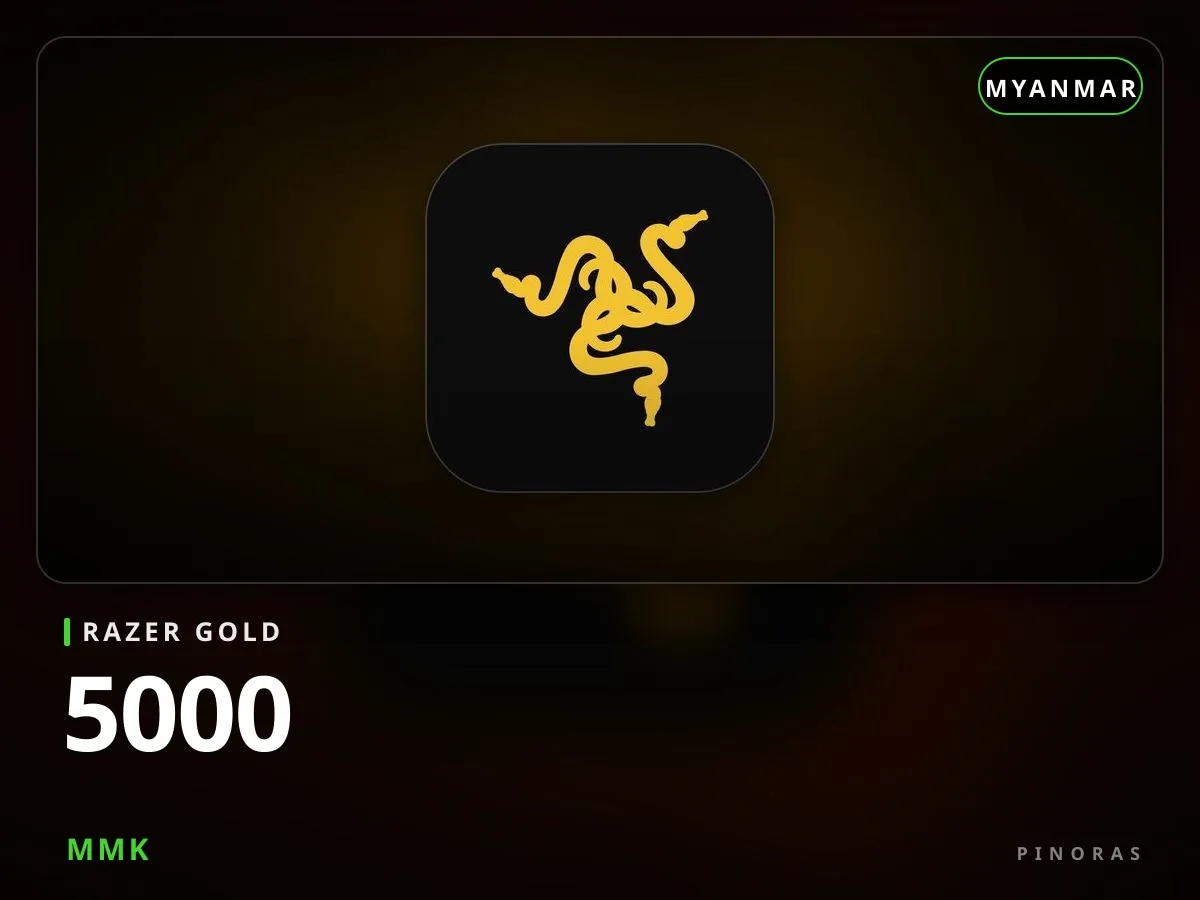 Razer Gold Myanmar - 5000 MMK — Pinoras