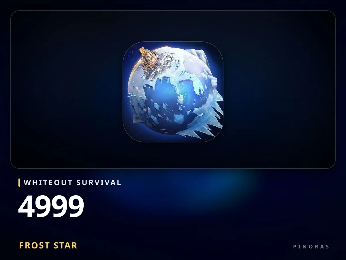 Whiteout Survival 4999 Frost Star - Pinoras