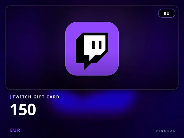 Twitch Gift Card EU - 150 EUR