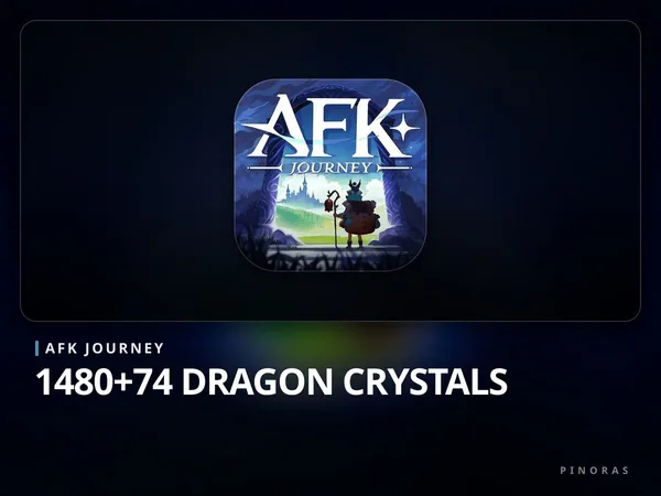 AFK Journey 1480+74 Dragon Crystals