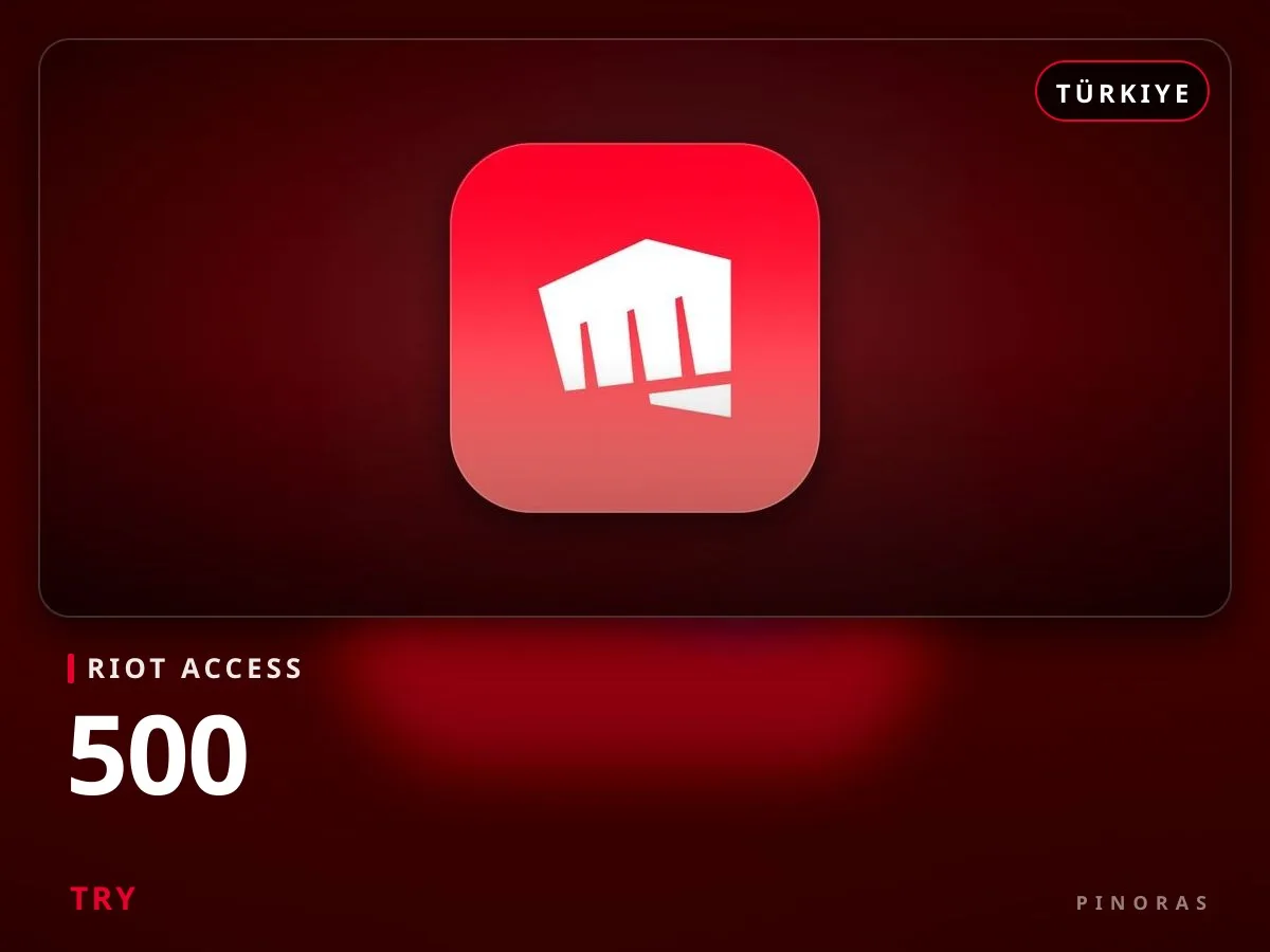 Riot Access Türkiye - 500 TRY - Pinoras