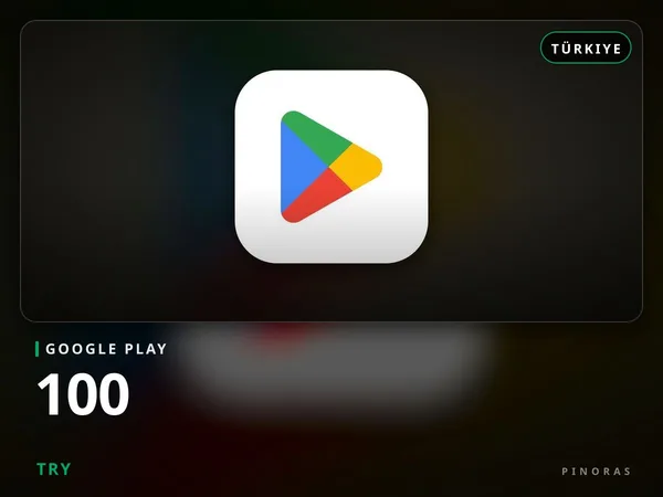 Google Play Turkey - 100 TRY