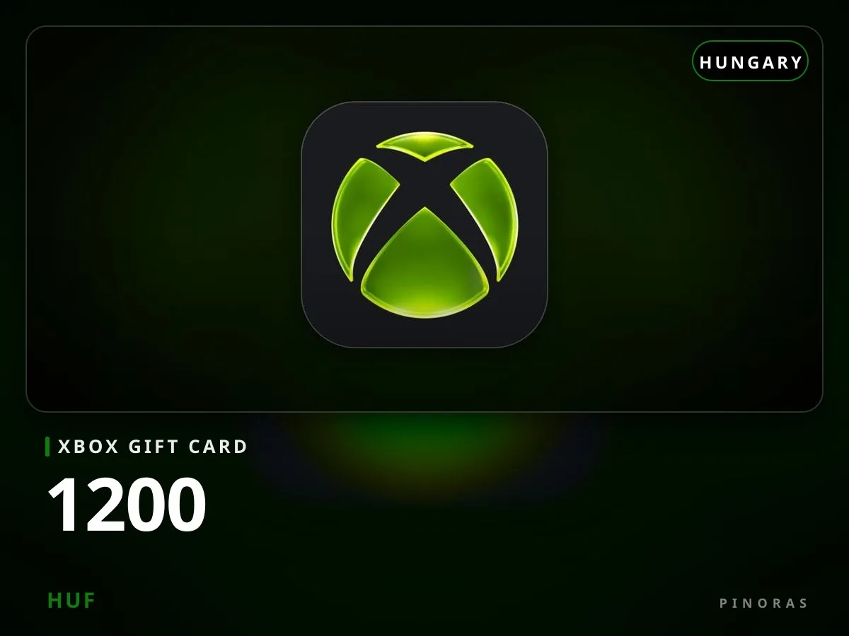 Xbox Gift Card Hungary - 1200 HUF - Pinoras