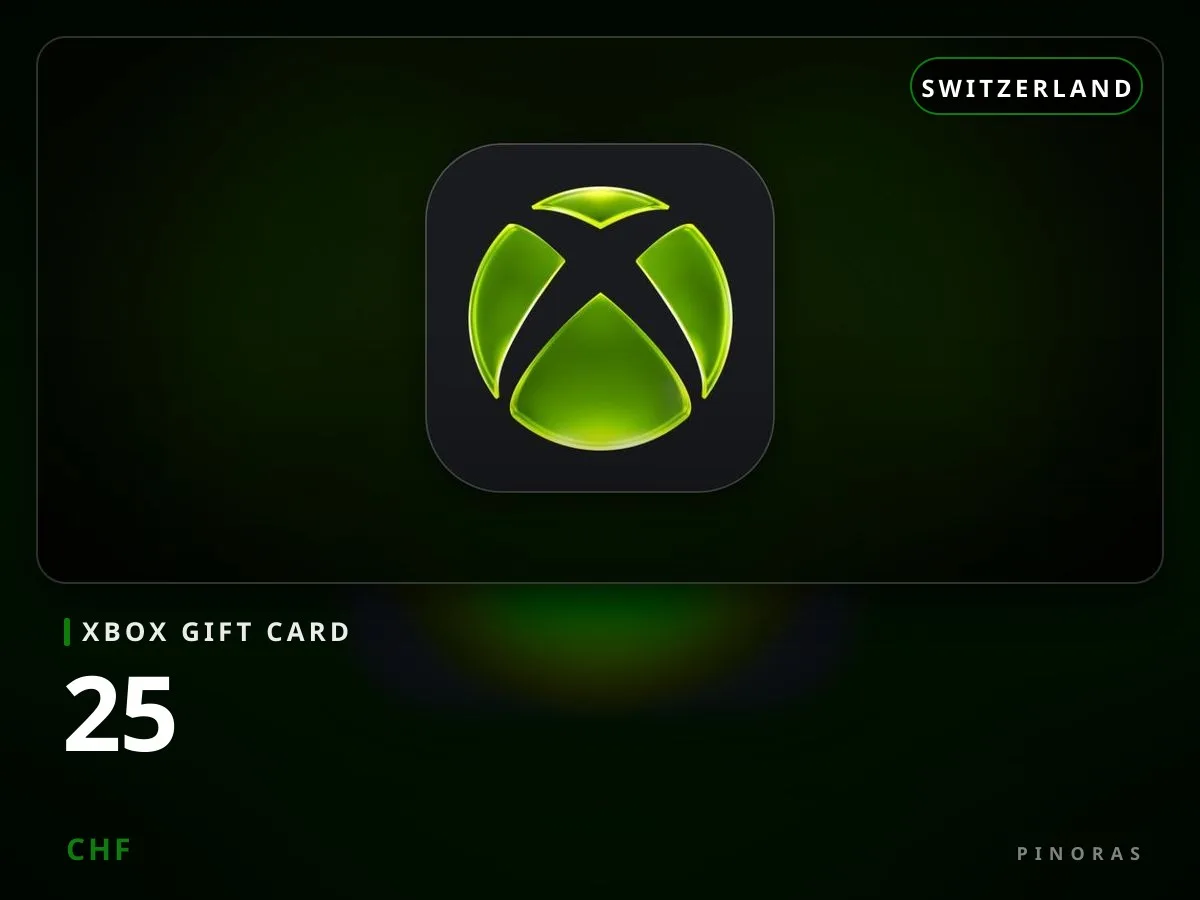 Xbox Gift Card Switzerland - 25 CHF - Pinoras