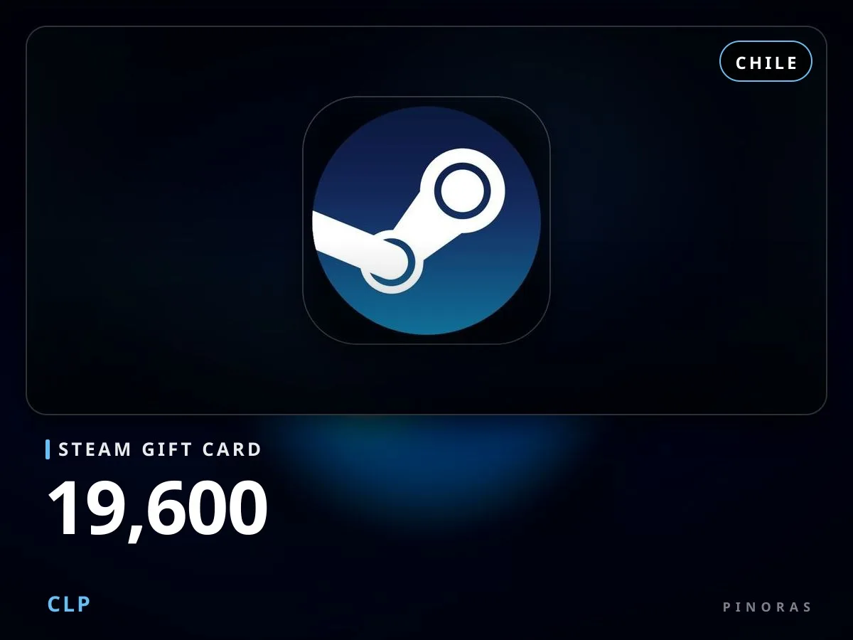 Steam Gift Card 19600 CLP - Pinoras