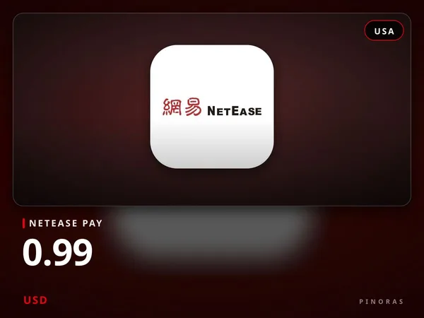 NetEase Pay USA - 0.99 USD