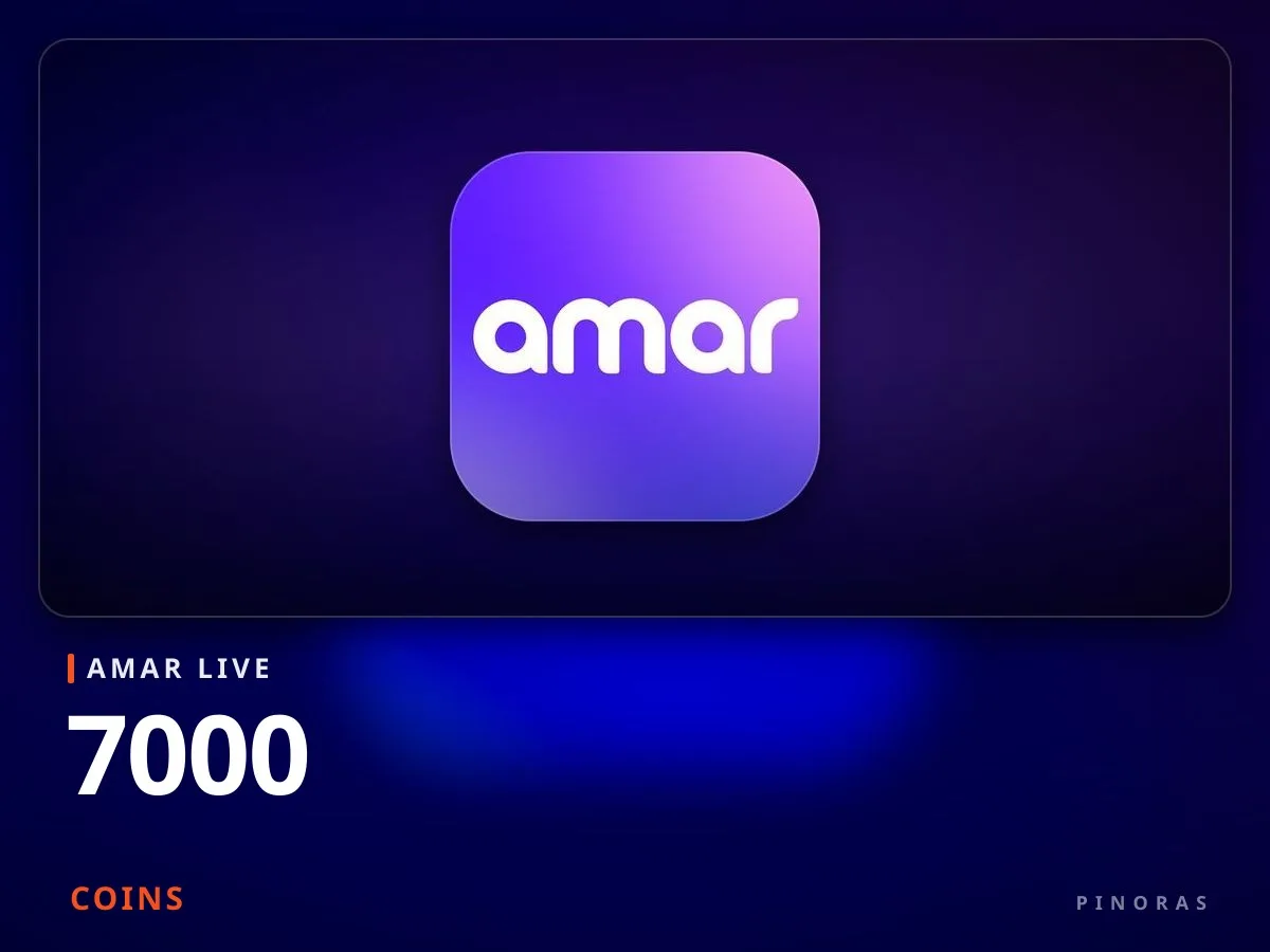 Amar Live - 7000 Coins - Pinoras