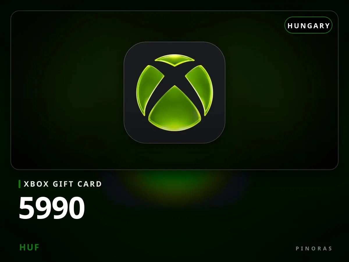 Xbox Gift Card Hungary - 5990 HUF - Pinoras