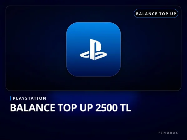 PlayStation Balance Top Up 2500 TL