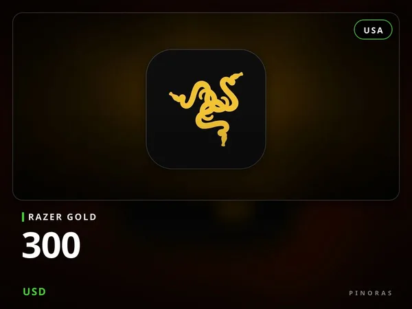 Razer Gold USA - 300 USD