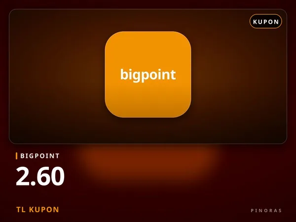 Bigpoint 2.60 TL Kupon
