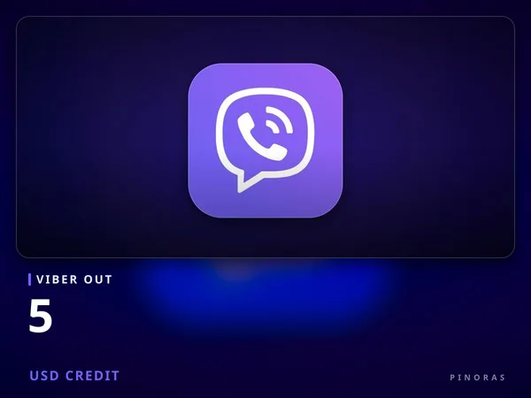 Viber Out 5 USD Credit