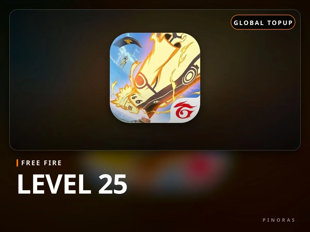 Free Fire Global - Level Up Package - Level 25 - Pinoras