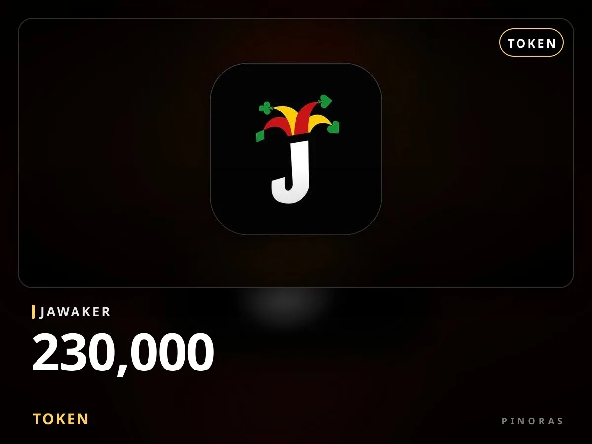 Jawaker 230000 Token - Pinoras