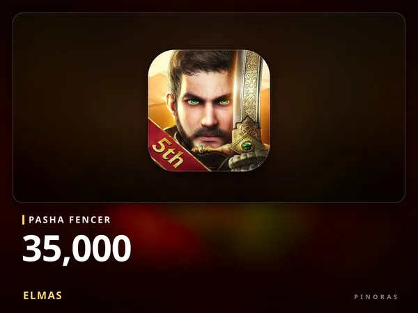Pasha Fencer 35000 Elmas