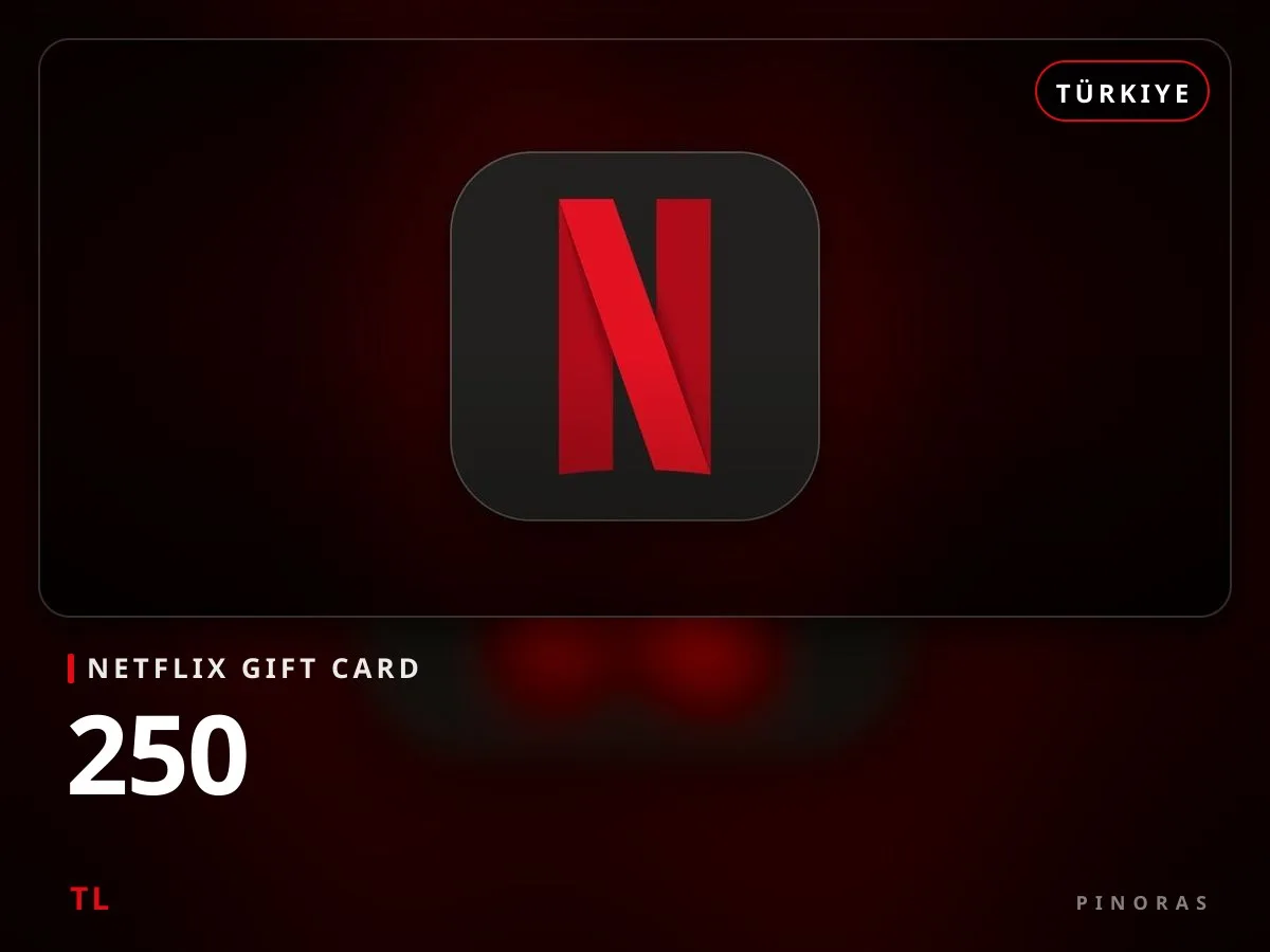 Netflix Gift Card 250 TL - Pinoras