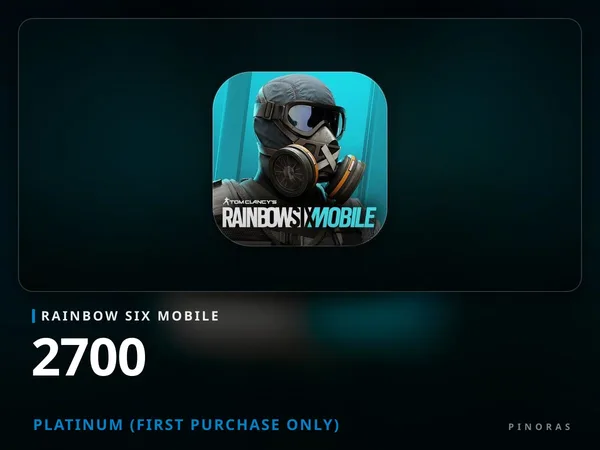 Rainbow Six Mobile - 2700 Platinum (First Purchase Only)