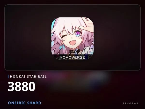 Honkai Star Rail - 3880 Oneiric Shard