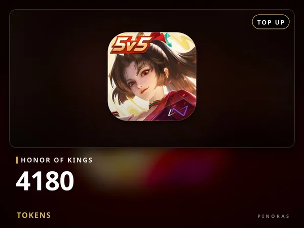 Honor of Kings 4180 Tokens
