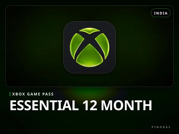Xbox Game Pass India - Essential 12 Month