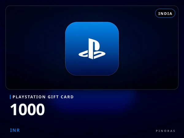 Playstation Gift Card India - 1000 INR