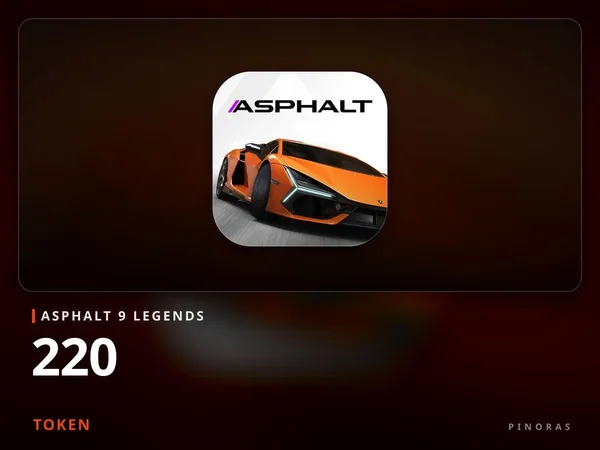 Asphalt 9 Legends 220 Token