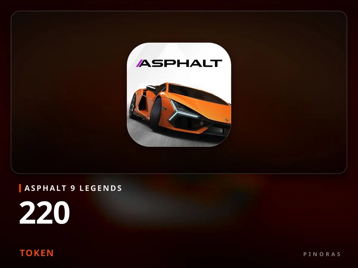 Asphalt 9 Legends 220 Token - Pinoras