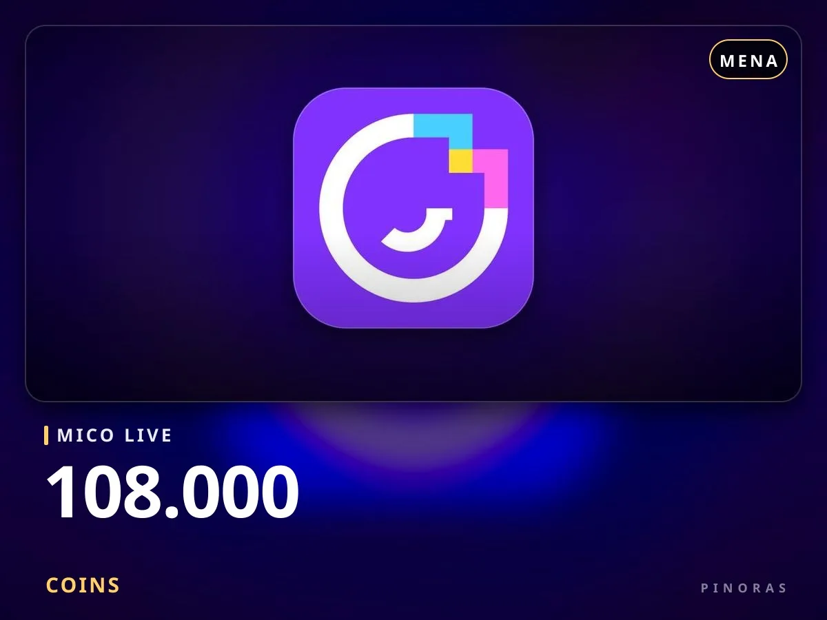 Mico Live MENA - 108.000 Coins - Pinoras