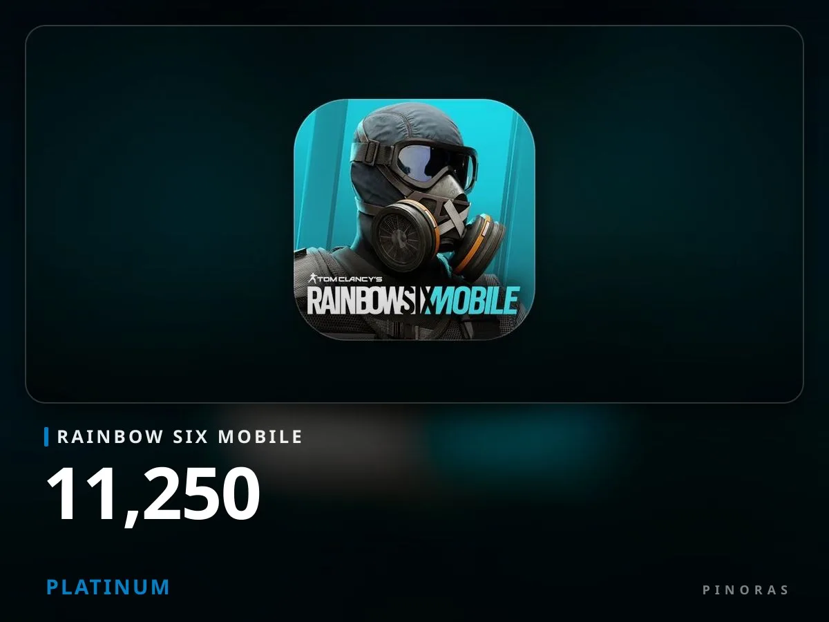 Rainbow Six Mobile - 11250 Platinum - Pinoras
