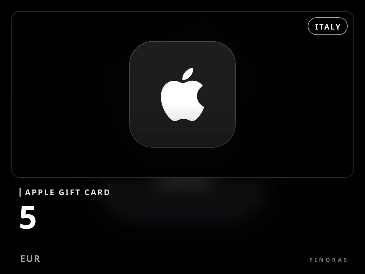 Apple Gift Card Italy - 5 EUR - Pinoras