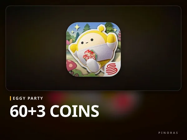 Eggy Party 60+3 Coins