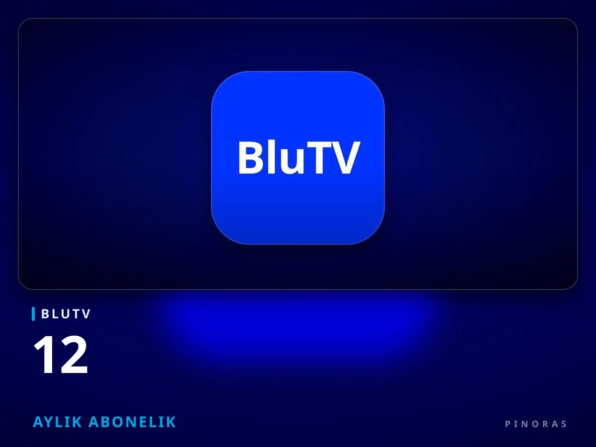BluTV 12 Aylık Abonelik - Pinoras